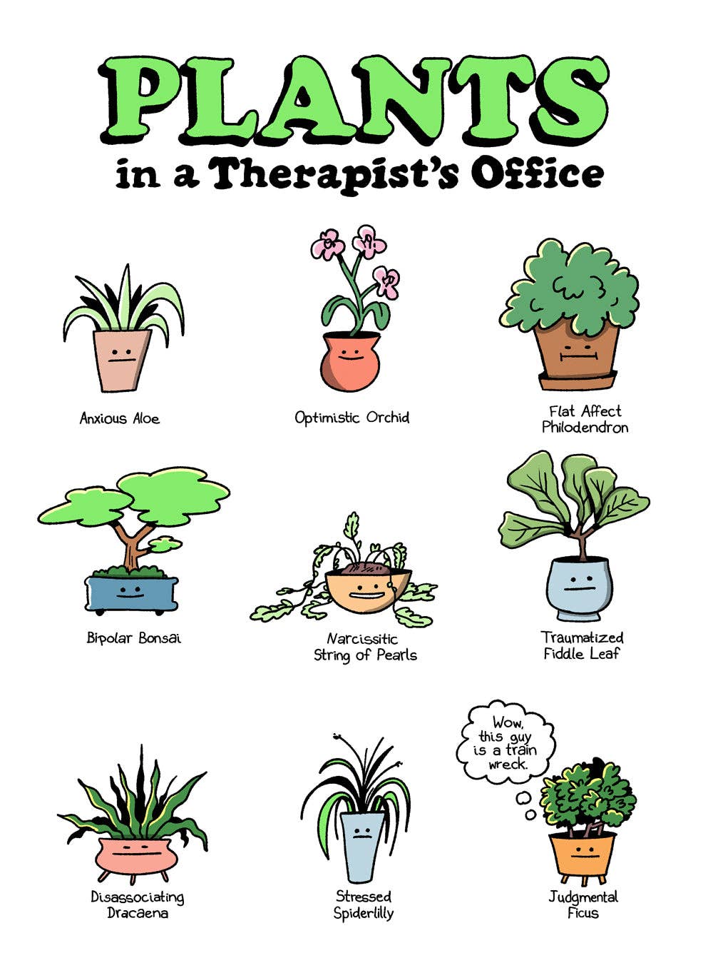 War and Peas - Wholesale Art Print - Therapy Plants Signed Print2