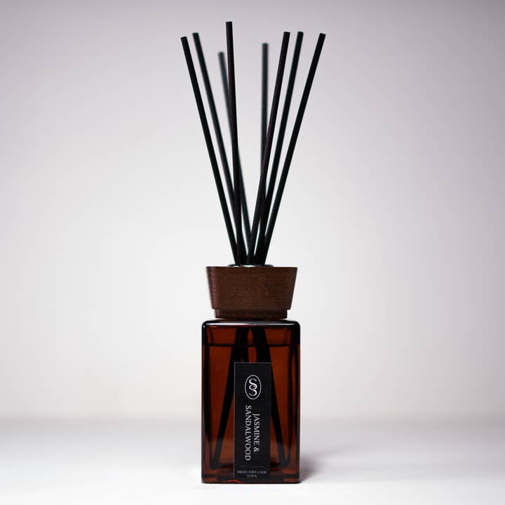 Jasmine & Sandalwood Natural Reed Diffuser - Embracing for wholesale by Snug Scent LTD