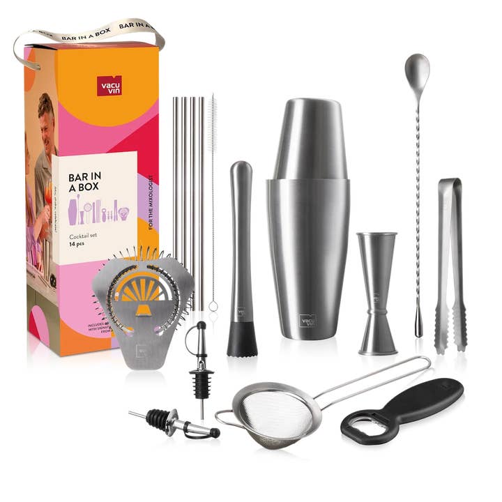 Cocktail Set Bar in a Box Mixologist for wholesale by Vacu Vin