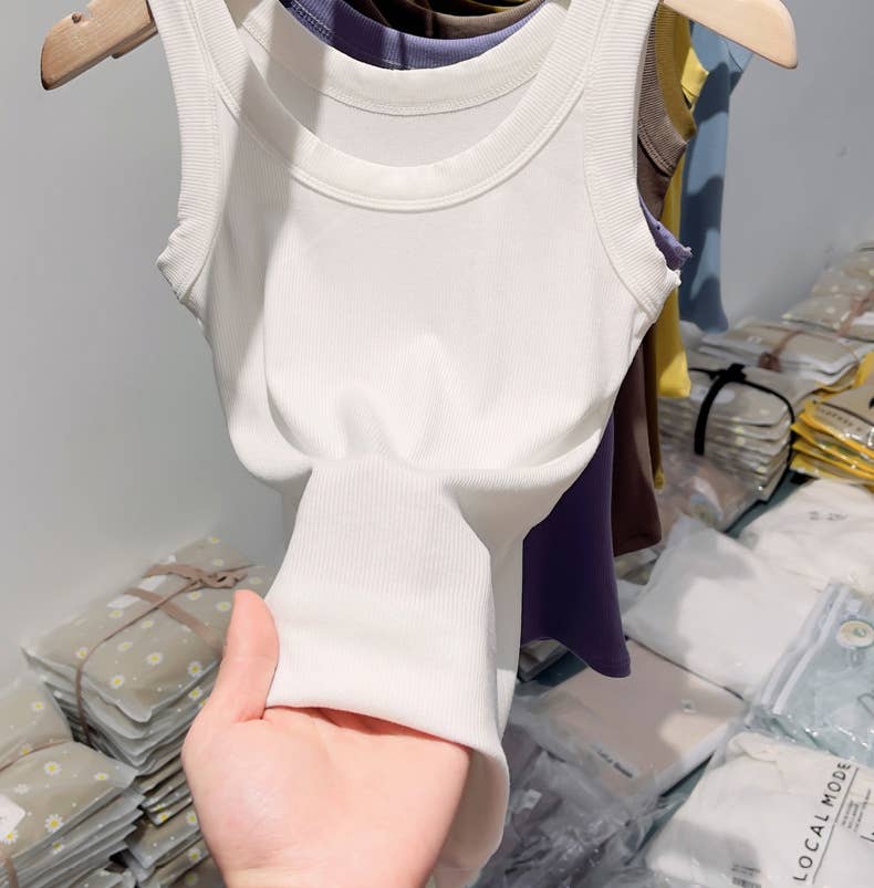 Hope & Sunshine - Wholesale Tank Top - Women's - Ribbed Knit Tank Top5