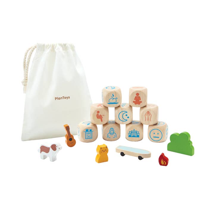 PlanToys - Wholesale Toy Set - Kids - Storytelling Dice