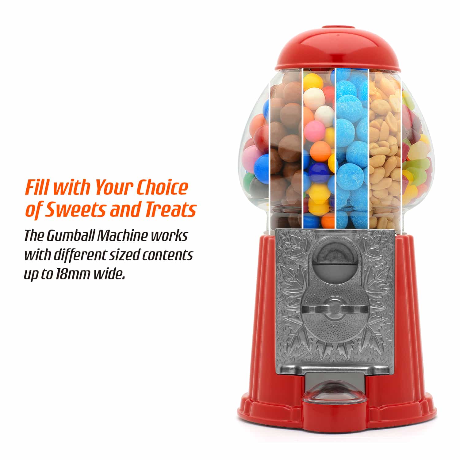 Wholesale Gifts Tomorrow – wholesale Chewing gum – 9" Small Retro Coin Operated Gumball Machine Sweet Dispenser5