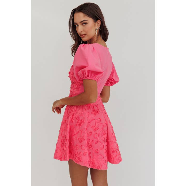 DEEP V NECKLINE MINI DRESS / 61244B15 for wholesale by One and Only Collective