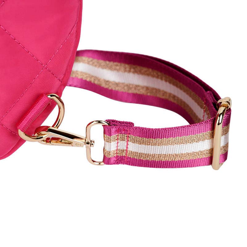 Lemonbella - Wholesale Sports Bag - Unisex - Lemonbella Berry Pink Pickleball Sling Bag CLOSEOUT SALE11