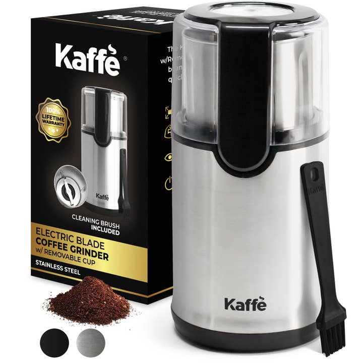 Kaffe - Wholesale Coffee Grinder - Kaffe Electric Blade Coffee Grinder w/ Removable Cup (4.5oz)