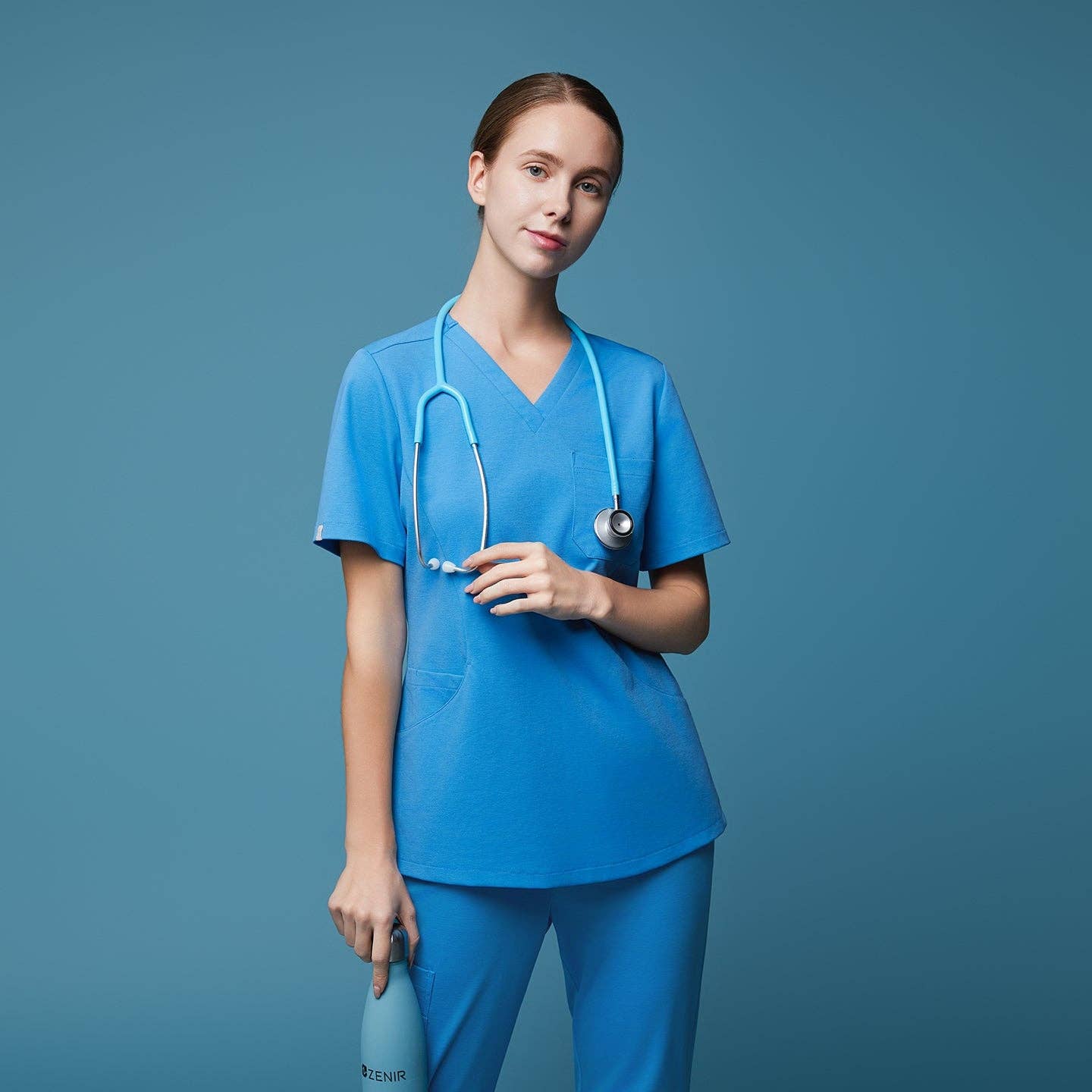 ZENIR – Engroshandel Sygeplejeruniform – til kvinder – ZENIR W-Soft stretch skrubtop til kvinder37