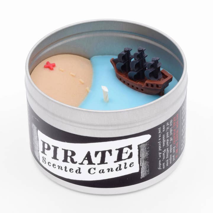 Pirate Scented Candle for wholesale by JD and Kate Industries
