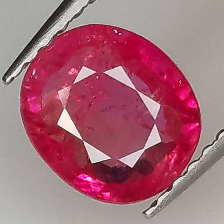 1.30ct Ruby oval size 7.4x6.4mm for wholesale by Naturjoya