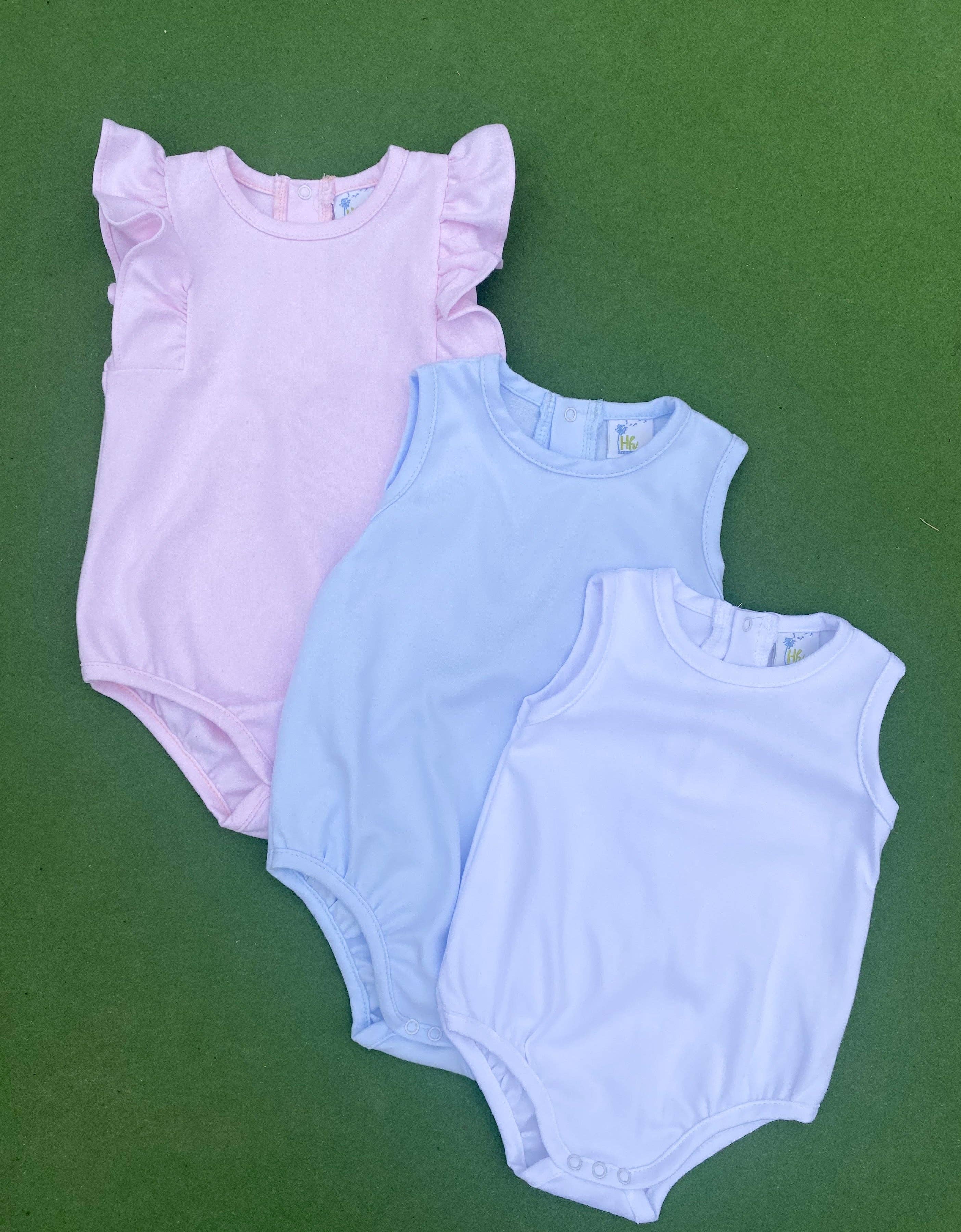 Huckleberry Hill Kids - Wholesale Bodysuit (Non-Footed) - Baby - Luxe White Bubble2