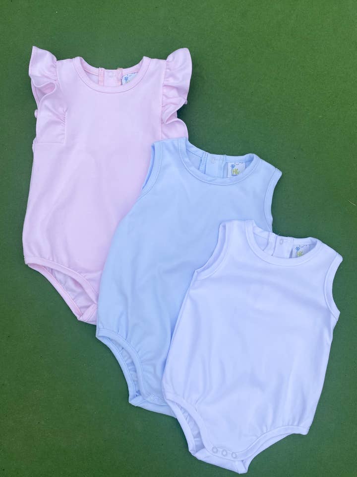 Huckleberry Hill Kids - Wholesale Bodysuit (Non-Footed) - Baby - Luxe White Bubble2