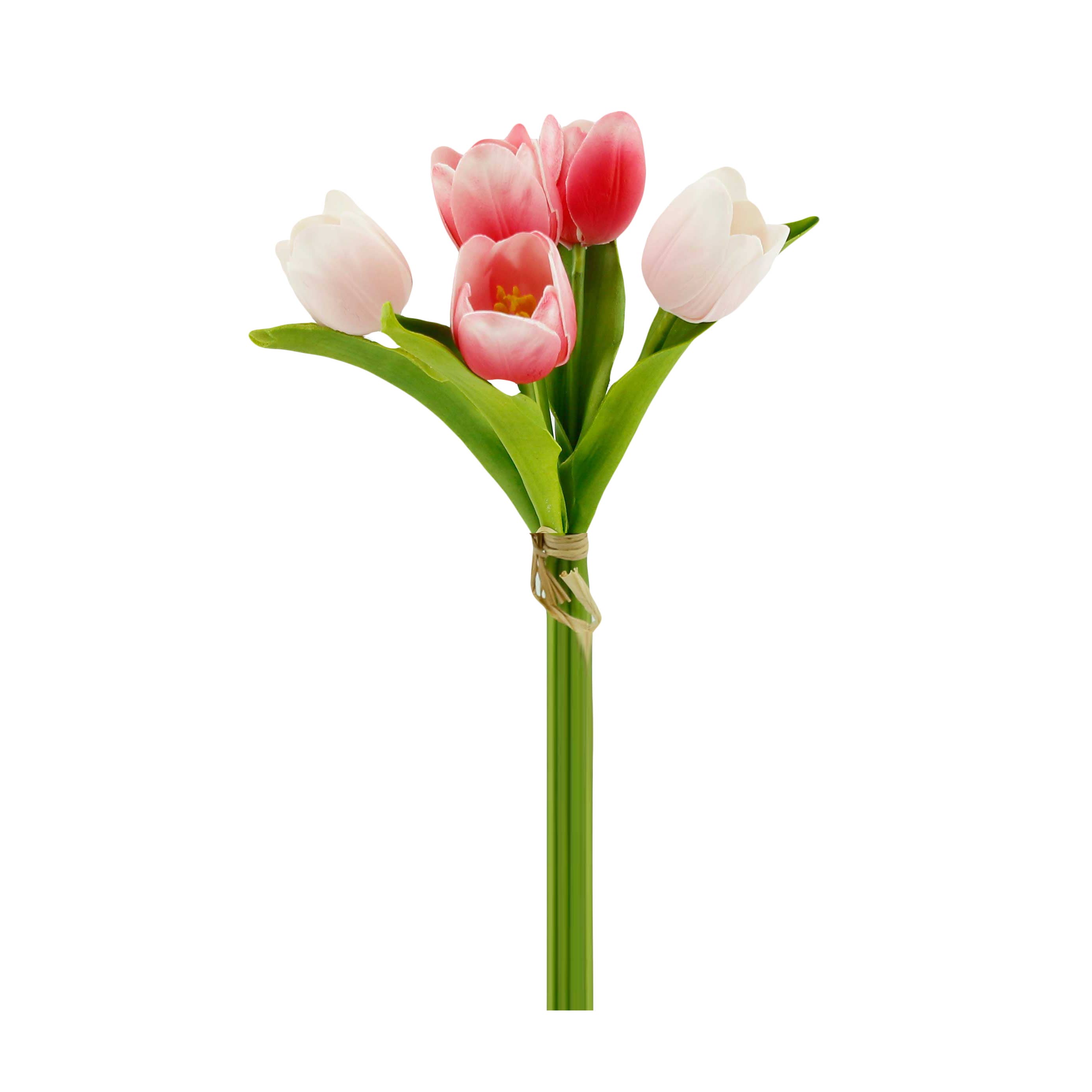 Angel Isabella – wholesale Artificial flowers – Pack of 5-stems Real Touch medium open tulip31