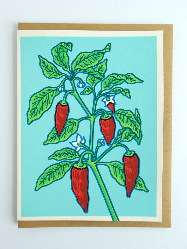 Carte Hot Pepper pour la vente par Sparkwell Press