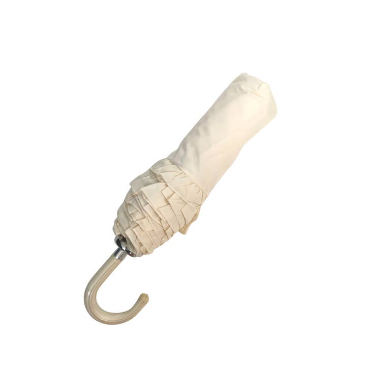 Superbia - Wholesale Umbrella - Women's - Small Manual Opening Frill Sparkle Diamond Umbrella-U Handle