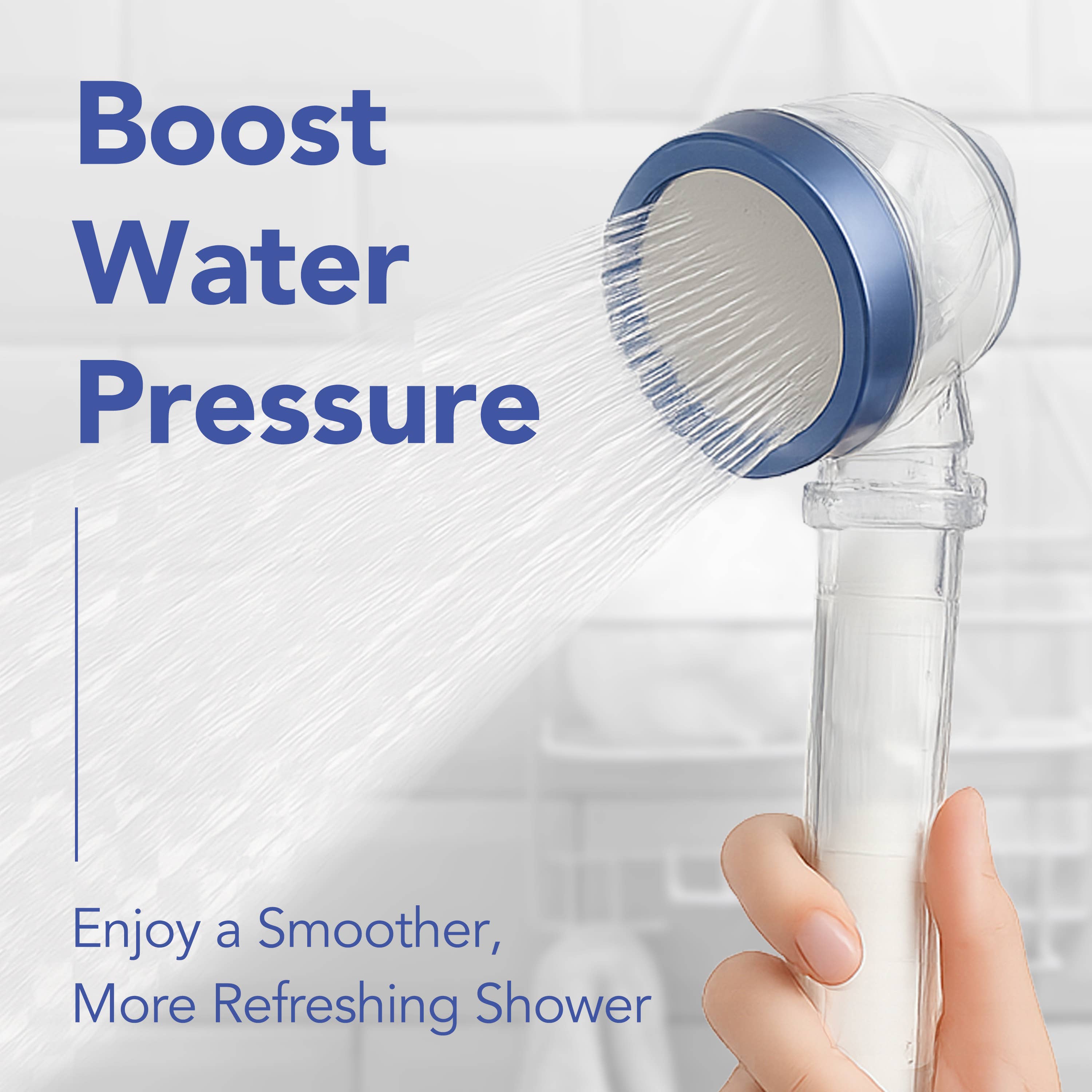 Kproduct4u – Großhandel Duschköpfe – ESL Doppelt-gefilterter Duschkopf (2 Farben)4