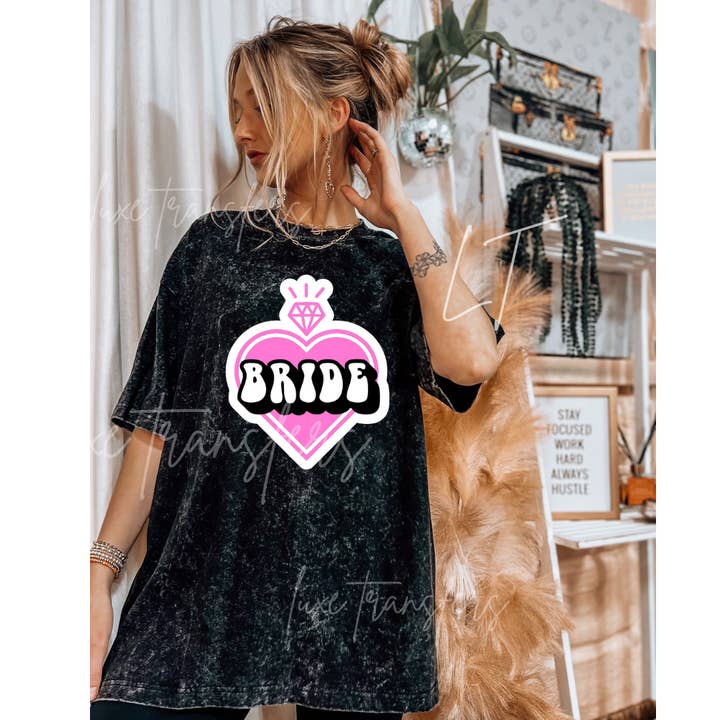 BRIDE DIAMOND for wholesale by Luxe Transfers / Apparel