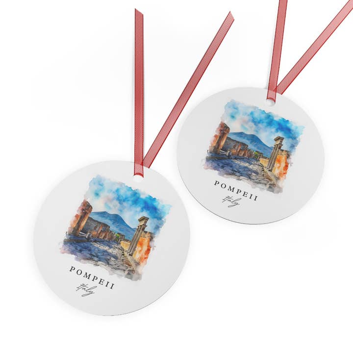 Premium Travel Art - Wholesale Ornament - Pompeii Christmas Ornament | Durable Ceramic2