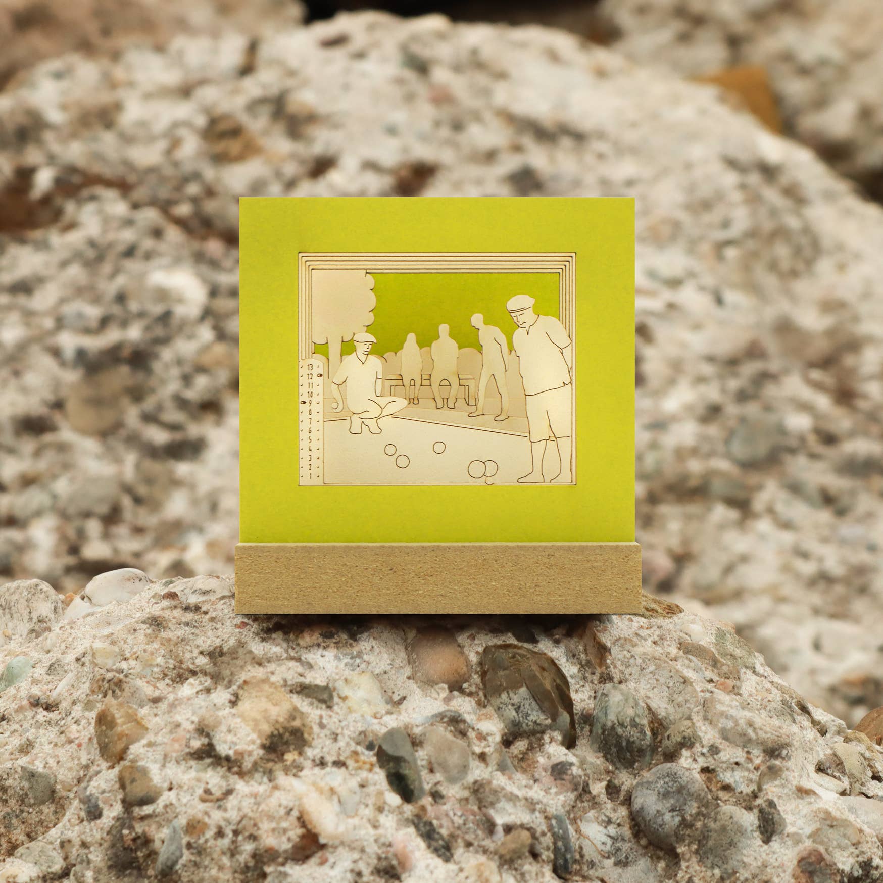 SILHOUBOX - Wholesale DIY Craft Kit - Boule & Pétanque Silhoubox M — gift item0