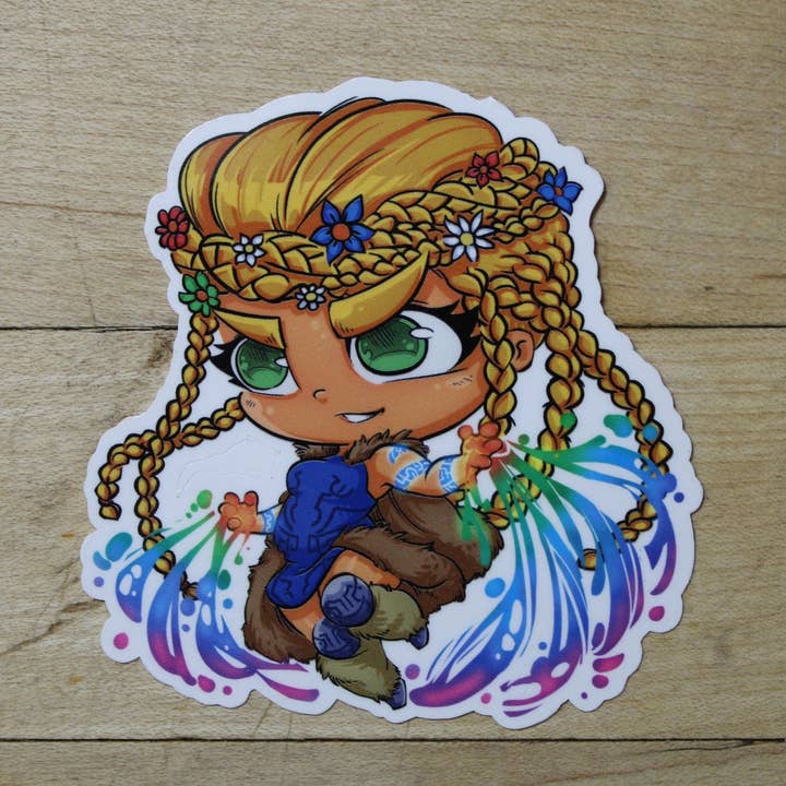 Esika, God of the Tree Sticker for wholesale by Mega Chibi