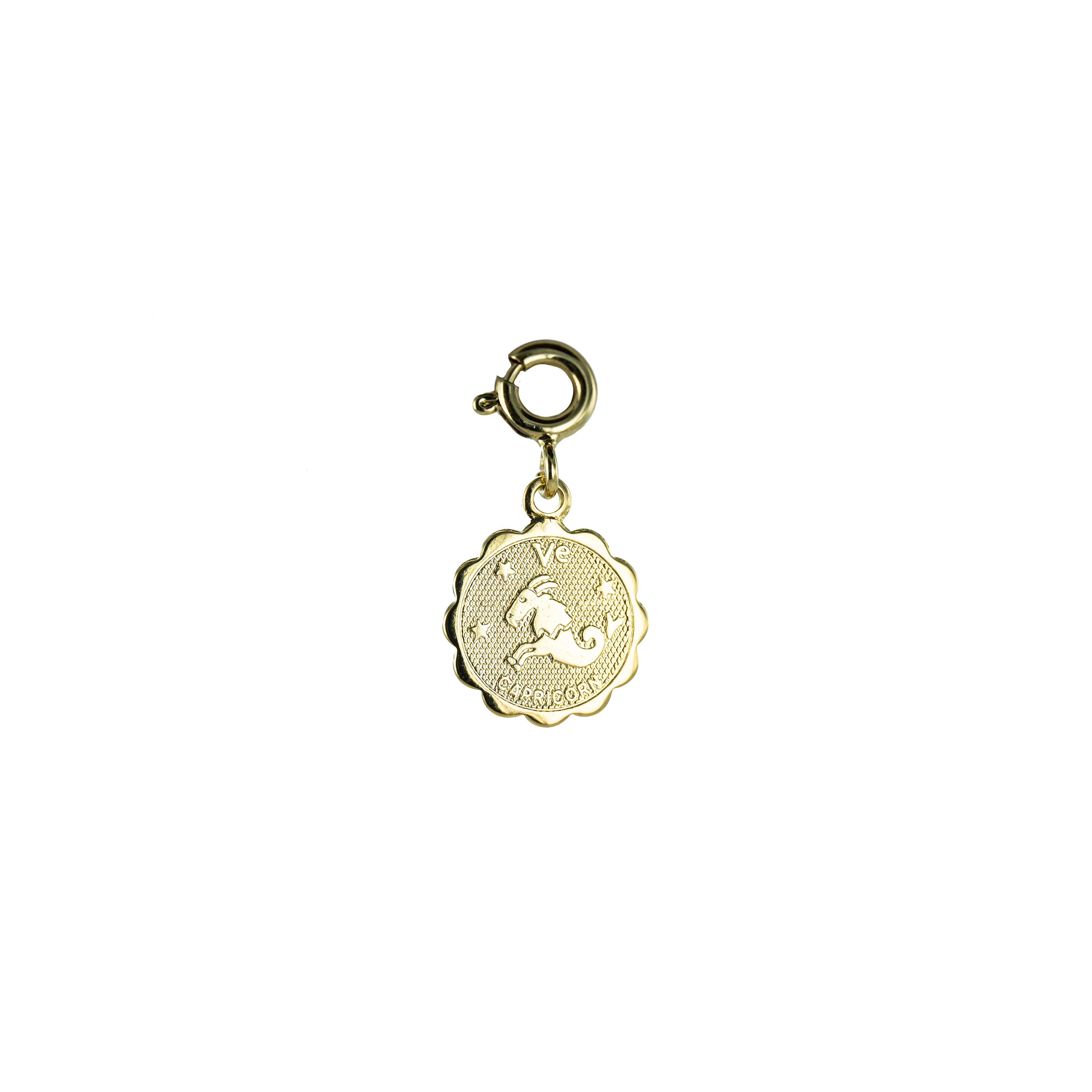 Bijoux Fabrication Française - Wholesale Individual Charm/Pendant - Removable Medal/Charm - 18K Gold - Astrological Sign8