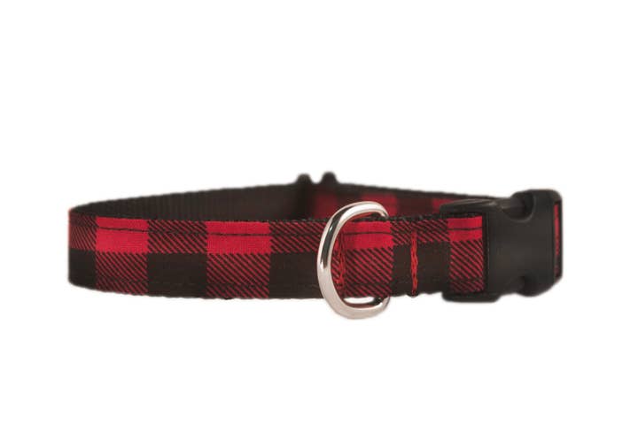 Sophisticated Pup - Vente Collier – chien - Buffalo Check Collier pour chien0
