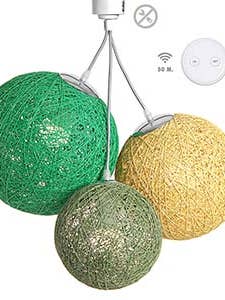 Lámpara colgante Canopy LED E27 de 3 bolas para venta al por mayor de Guirled