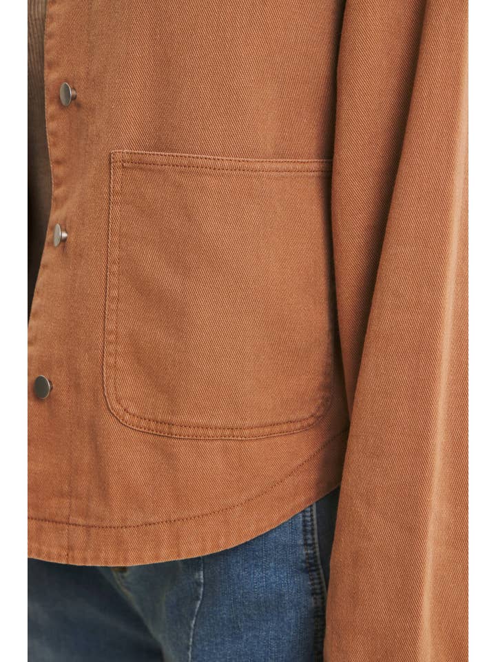 in february - Wholesale Jacket - Women's - ONE OF A KIND WASHED COTTON TWILL UTILITY OVERSIZED JACKET29