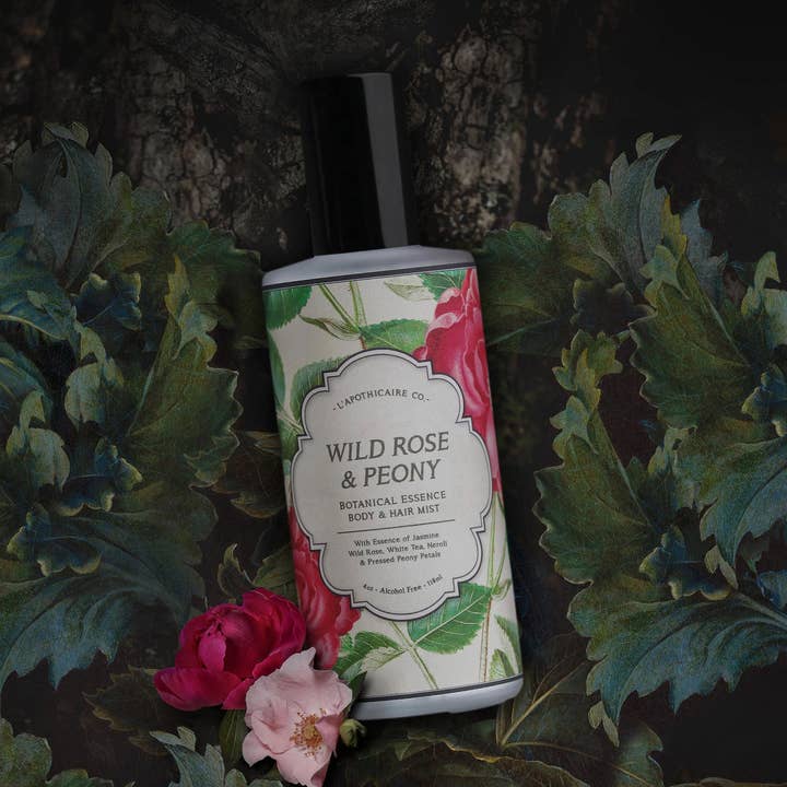 BOTANICA | Wild Rose + pæon | Hår- og kroptåge for engroshandel hos L'apothicaire Co.