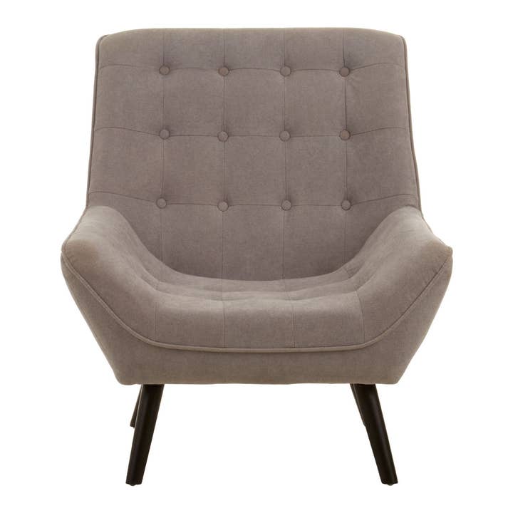 Stockholm Grey Curved Chair for wholesale by Interiors by Premier