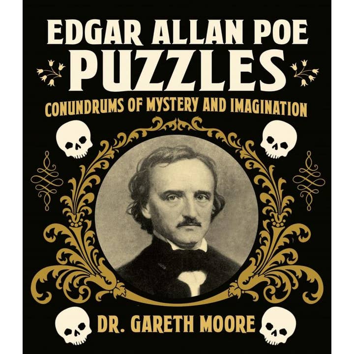 Microcosm Publishing & Distribution - Wholesale Coloring & Activity Book - Adult - Edgar Allan Poe Puzzles: Puzzles of Mystery and Imagination