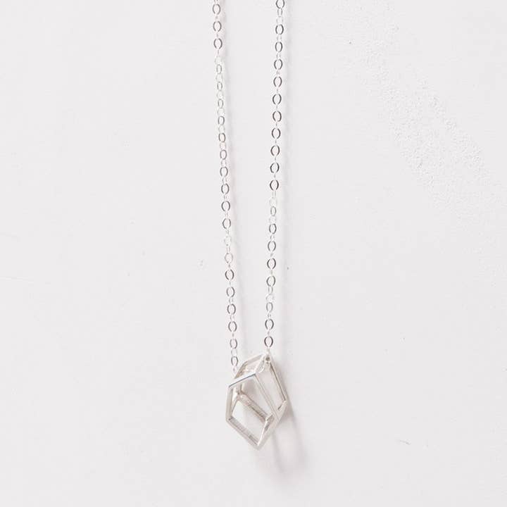 Prisma Gem Halskette für den Großhandel von Elaine B Jewelry