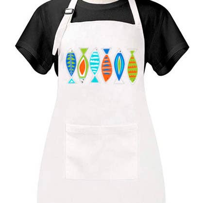 M Design Studio Gifts - Wholesale Apron - Six Fish Apron1
