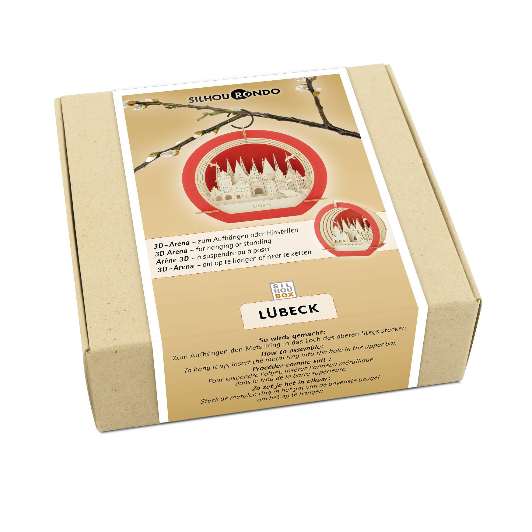 SILHOUBOX - Wholesale Decorative Figurine - Lübeck SilhouRondo2