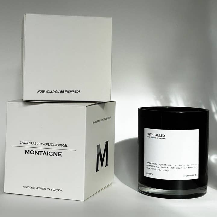 MONTAIGNE - Wholesale Jar/Filled Candle - ENTHRALLED CANDLE1