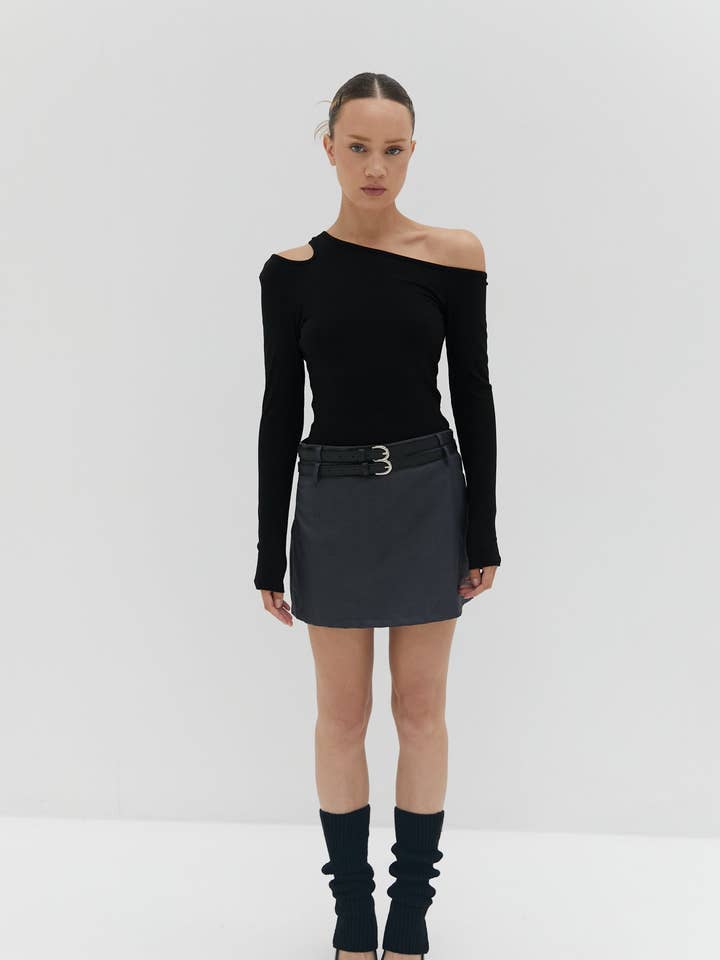 Top Marlo - Nero per la vendita all'ingrosso da parte di Style Addict