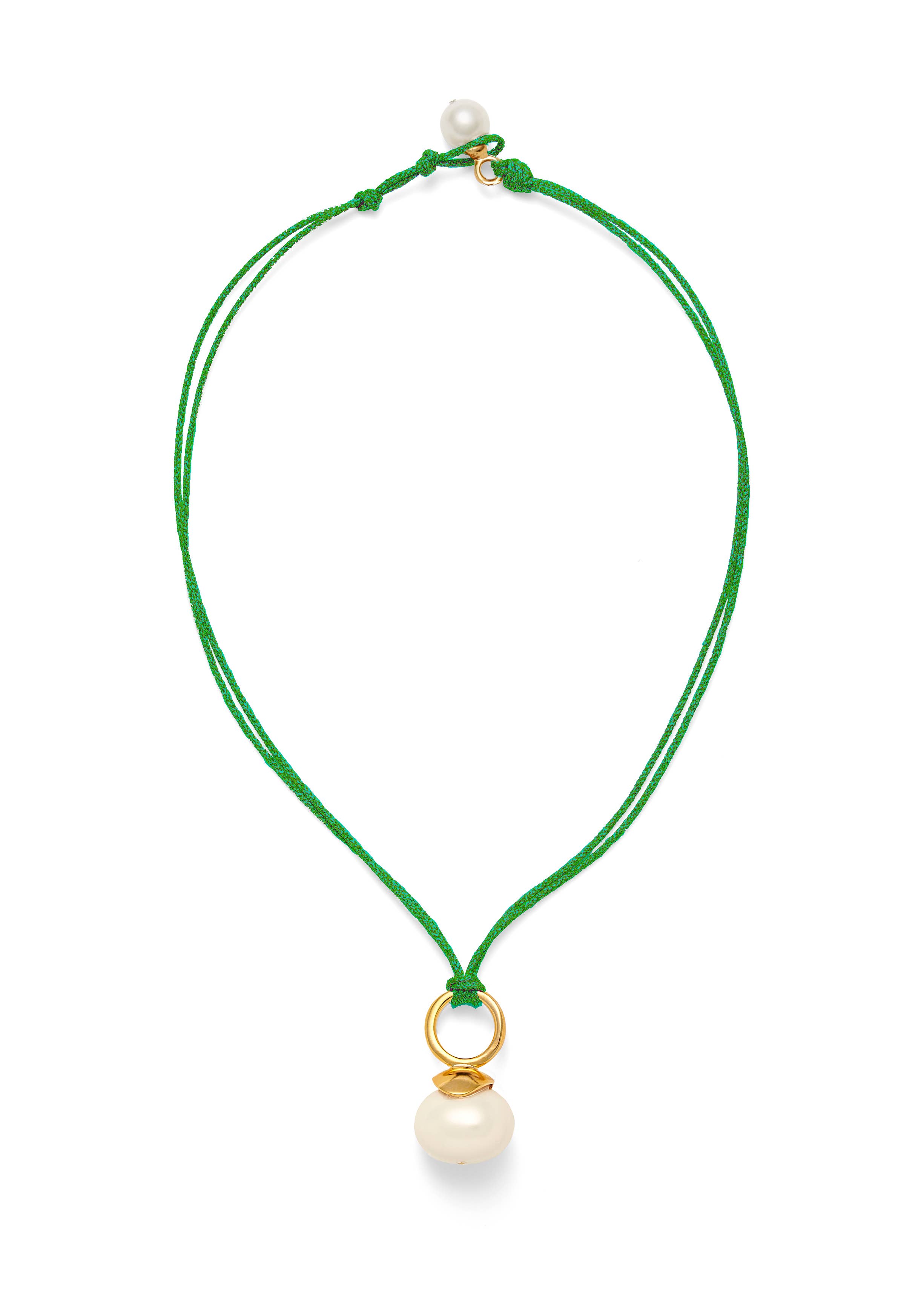 CC & Co by Catherine Canino - Wholesale Pendant/charm necklace - Pebble Pearl Cord Pendant15