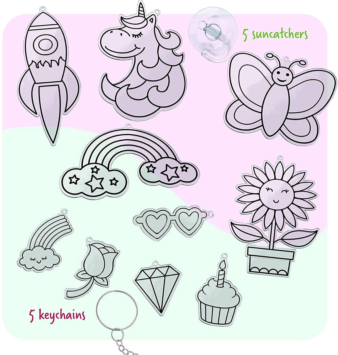 Dan&Darci - Vente Kit de bricolage – enfant - Kit de peinture aux gemmes pour enfants4