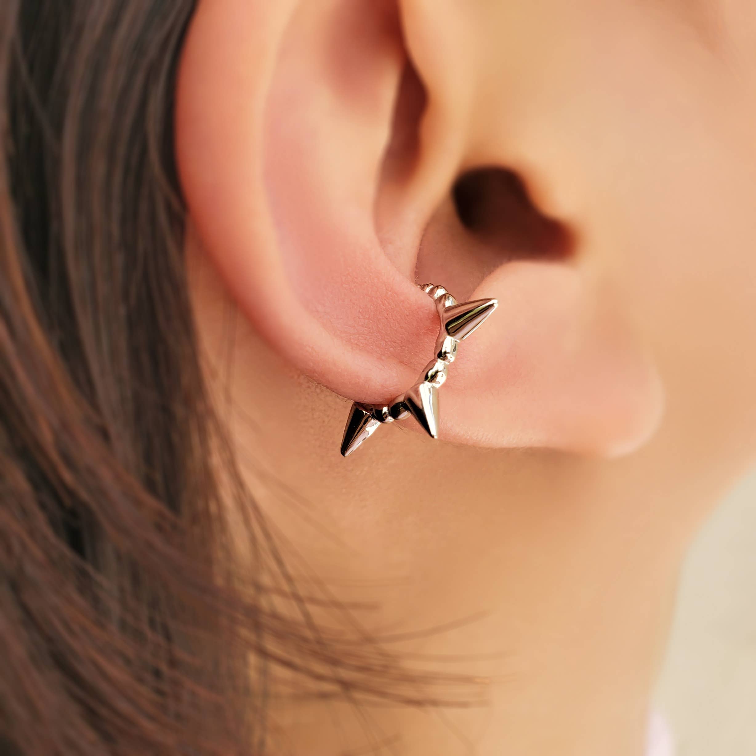 HolyBang Jewels - Wholesale Cuff/Wrap Earrings - SPIKE EAR CUFFS - E-S19191