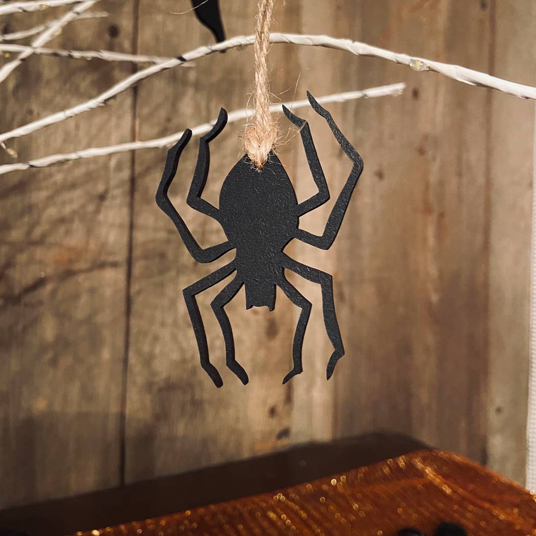 Madison Bay Co. - Historical Home Decor Reproductions - Wholesale Ornament Set - Black Halloween Wooden Silhouette Ornaments1