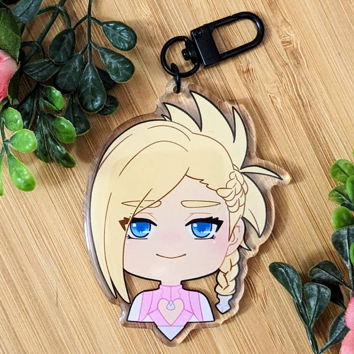 Sugar Cubed Studios – wholesale Nyckelring - Unisex – Chibi Minfillia - Akryl Charm
