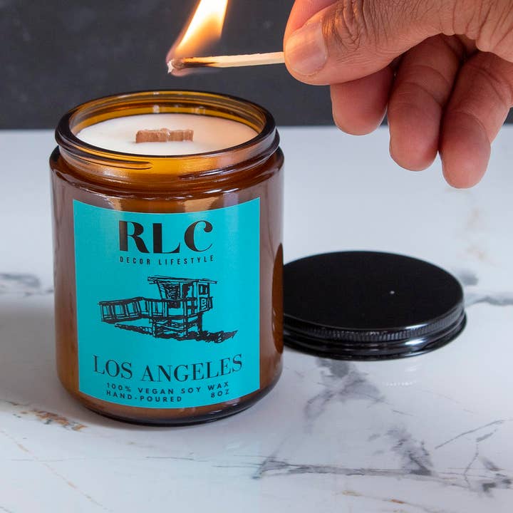 'Los Angeles' Scented City Candle for wholesale by RLC Decor Lifestyle