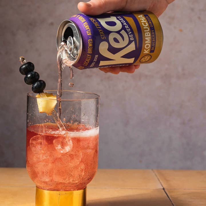 Kea Beverages - Wholesale Kombucha - Blueberry Ginger Kombucha2