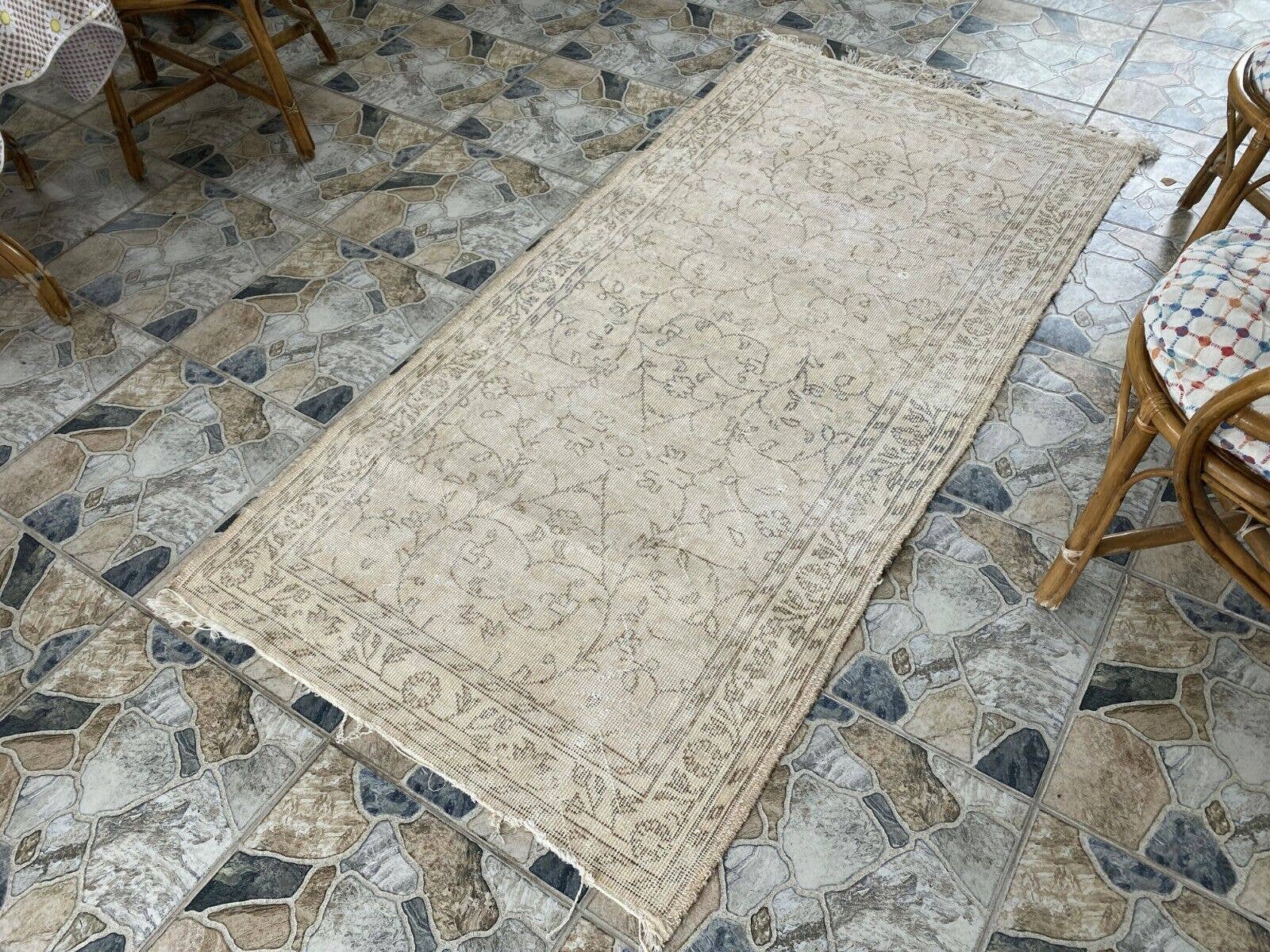 Oushak Rugs - Vendita all'ingrosso Tappeto - Tappeto Oushak Geometrico Vintage in Lana Turca Fatto a Mano2