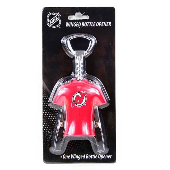 St. Louis Wholesale LLC - Wholesale Bottle/Wine Opener - Winged Wine Bottle Opener- New Jersey Devils