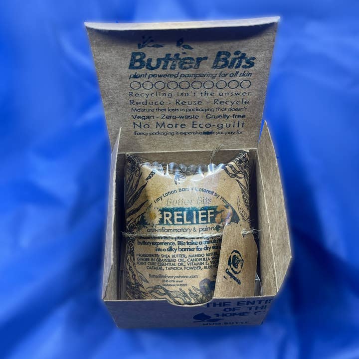 Relief Butter Bits Lotionsriegel, Ginseng und blaue Kamille, 50 Stück für den Großhandel von Butter Bits