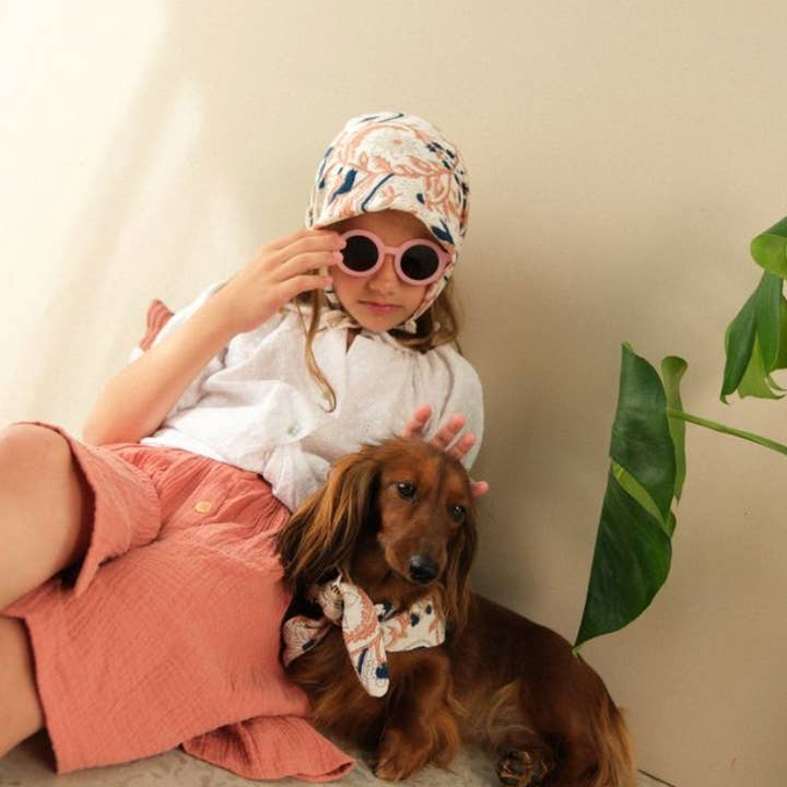 SO FAMILY - Wholesale Scarf - Kids - Baby, Child Scarves Delhi Prussian 50 cm5