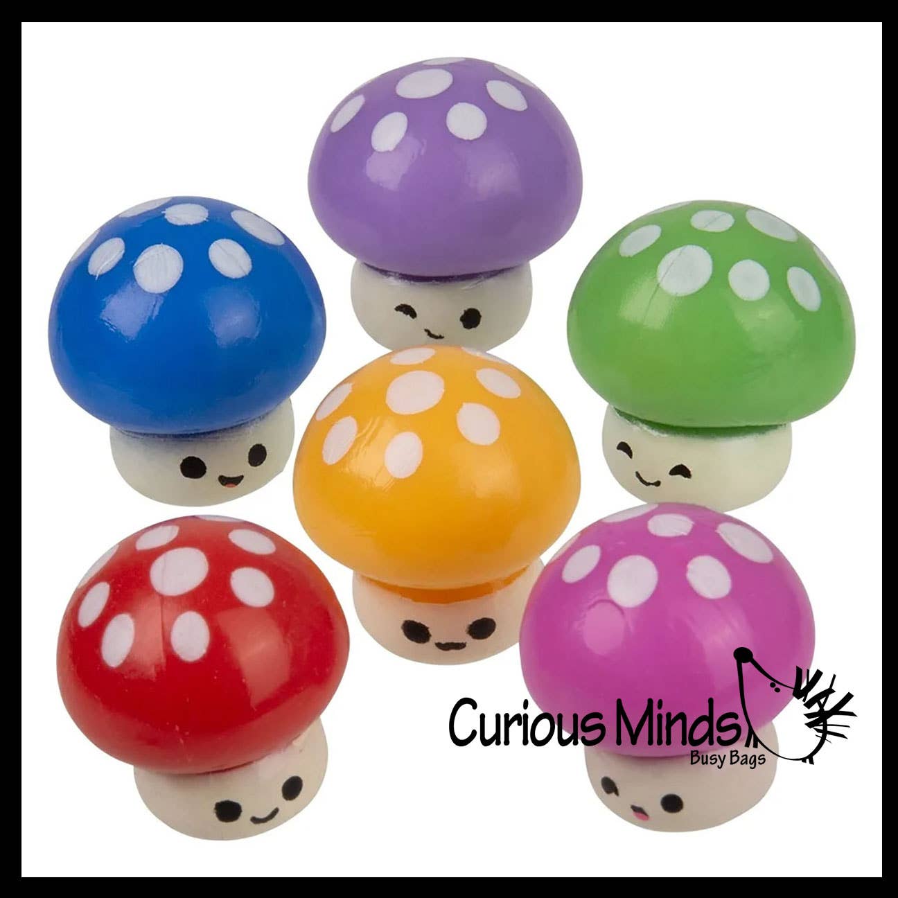 Curious Minds Toys – wholesale Figurleksak - Barn – 1 Bedårande Mjuka Svampfigurer - Söt Present för Skolmaterial4