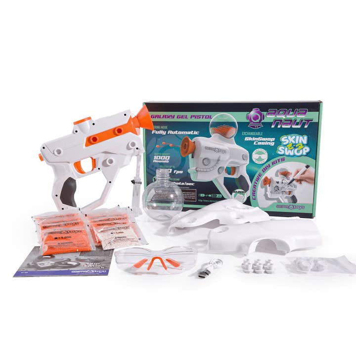 CosmoxToys - Wholesale Classic Toy - Kids - AQUANAUT Galaxy Gel Blaster (DIY White)1