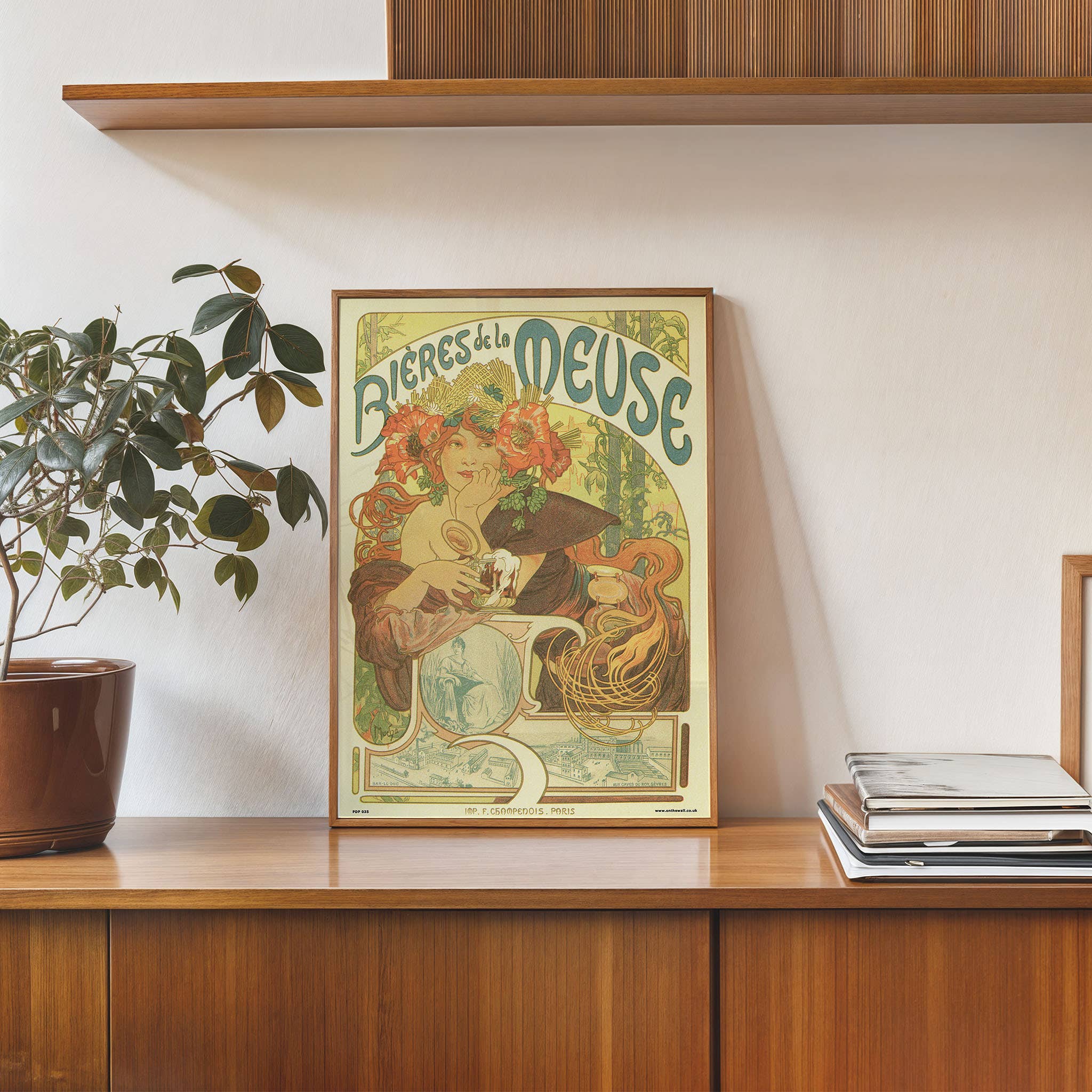 On The Wall Art Ltd - Wholesale Art Print - Art nouveau by Alphonse Mucha bieres de la meuse Poster Art Print 30x40cm2