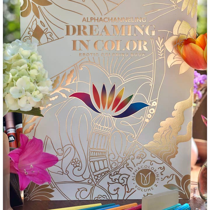 Alphachanneling - Wholesale Coloring Book - Adult - Dreaming in Color- Erotic Coloring Book by Alphachanneling