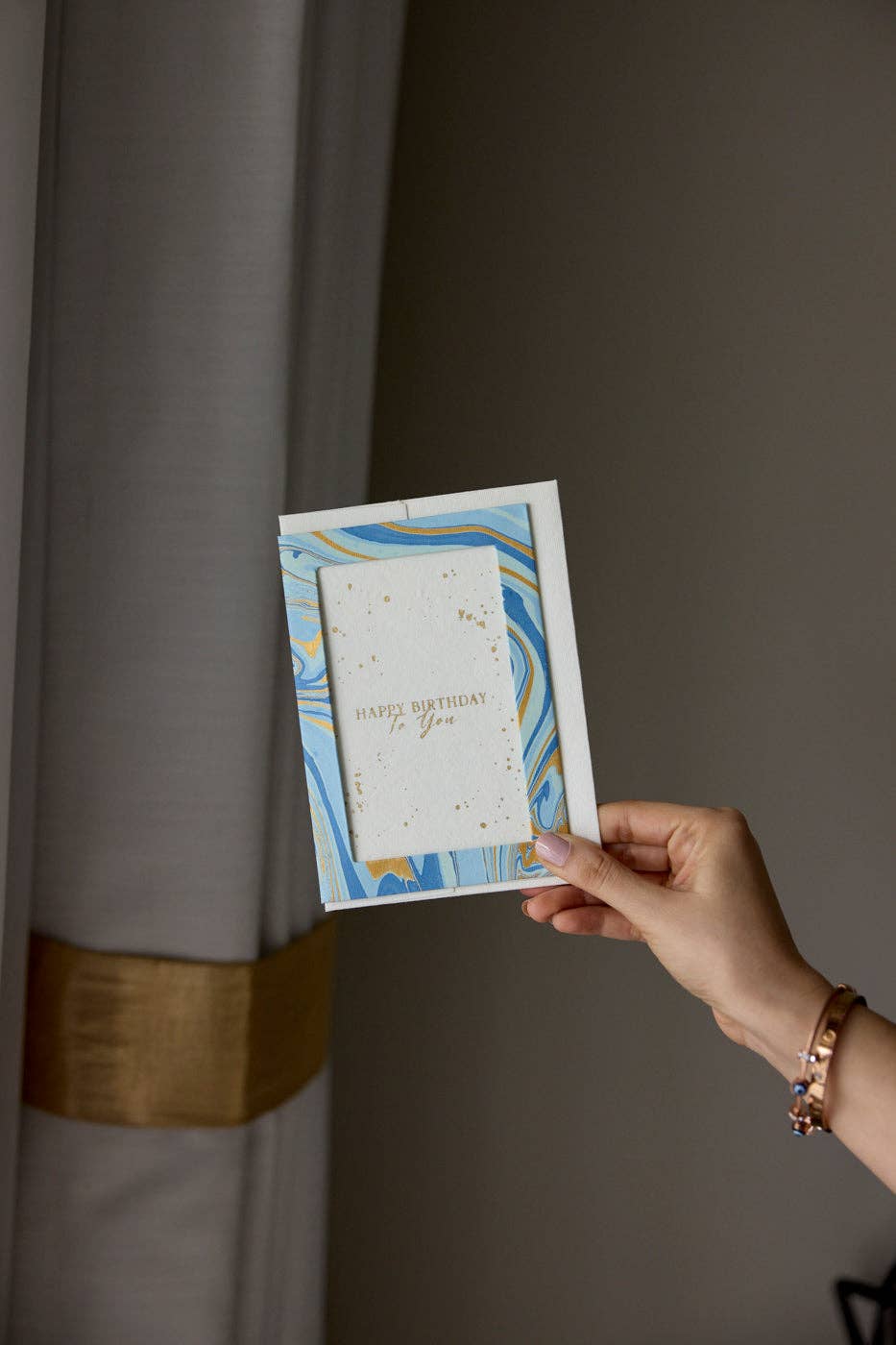 Paper Mirchi – Engroshandel Fødselsdagskort – Mindegave Marmor Hilsen Kort - Fotoramme Sommerhimmel7